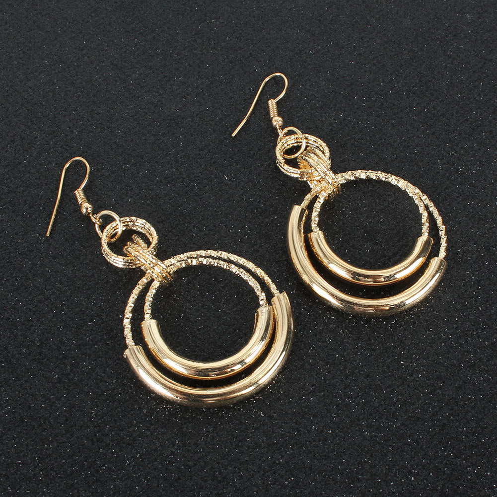 Lux Round Earrings