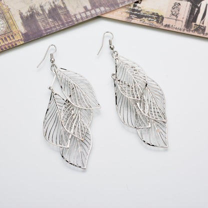 Lux Leaf Earrings