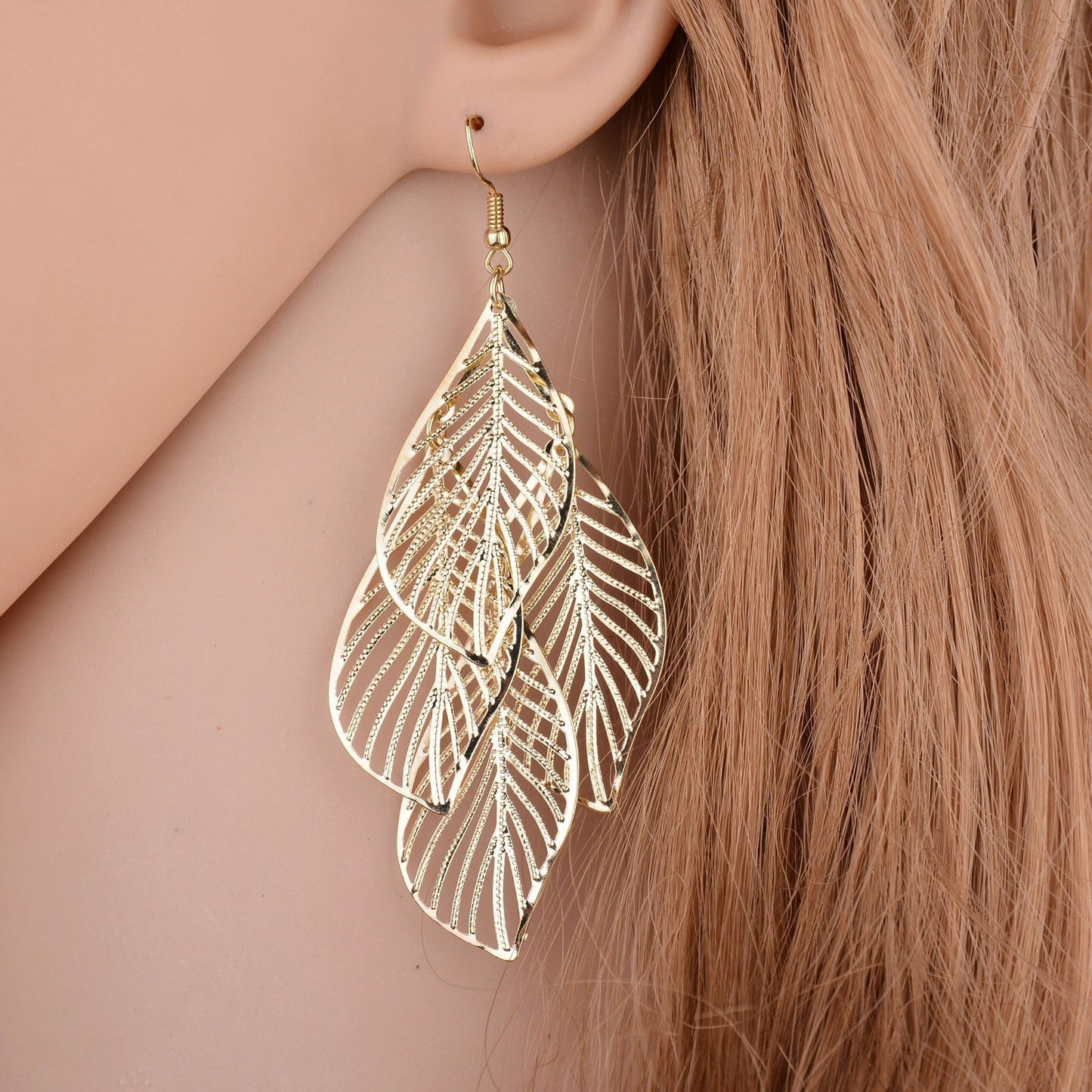 Lux Leaf Earrings