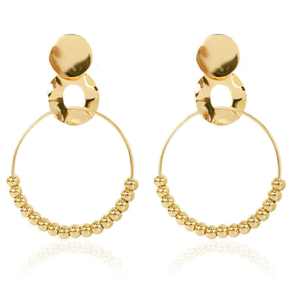 Lux Gold Hoop Earrings