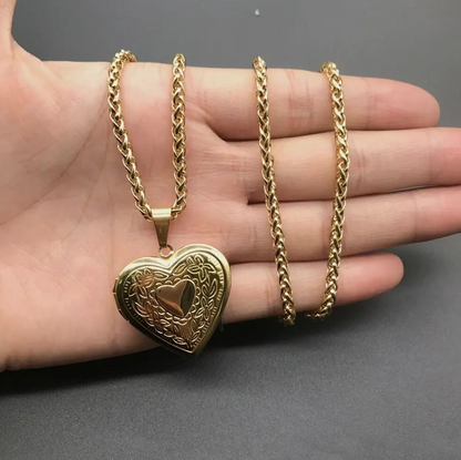 FREE PROMO - Luxury Heart Locket Necklace